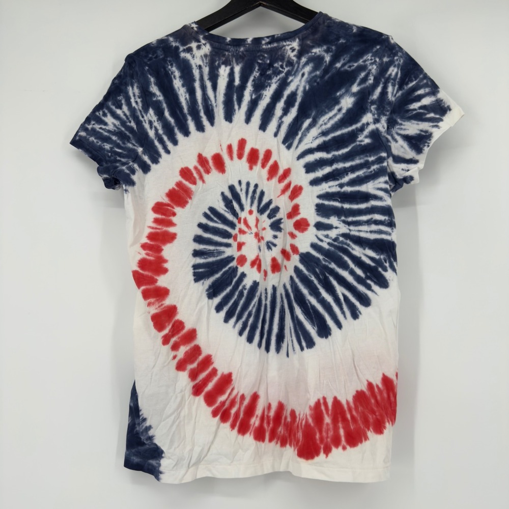 Polo Ralph Lauren Team USA 2020 Olympic Tie Dye T-Shirt Medium Red White Blue - Picture 2 of 7